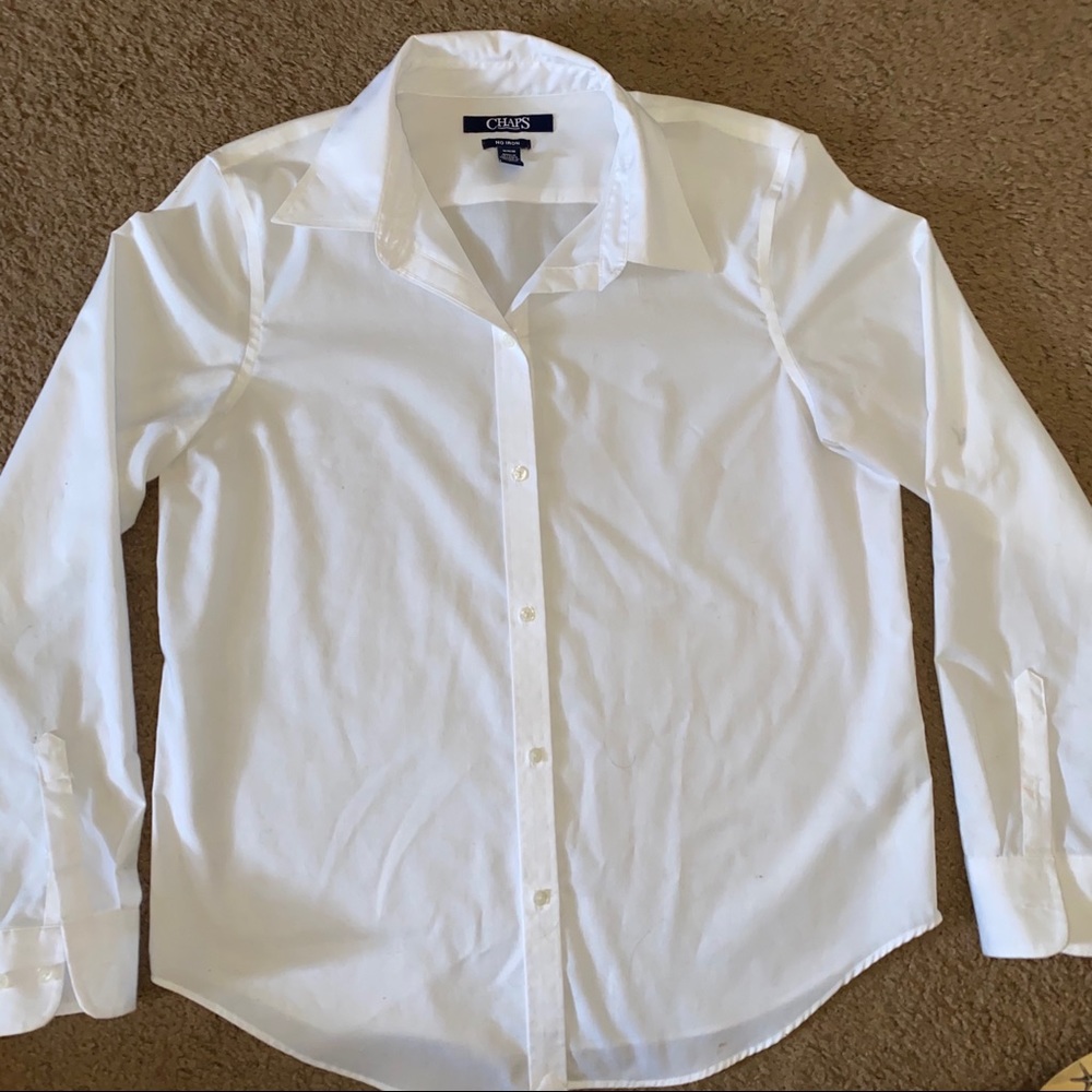 White button down shirt